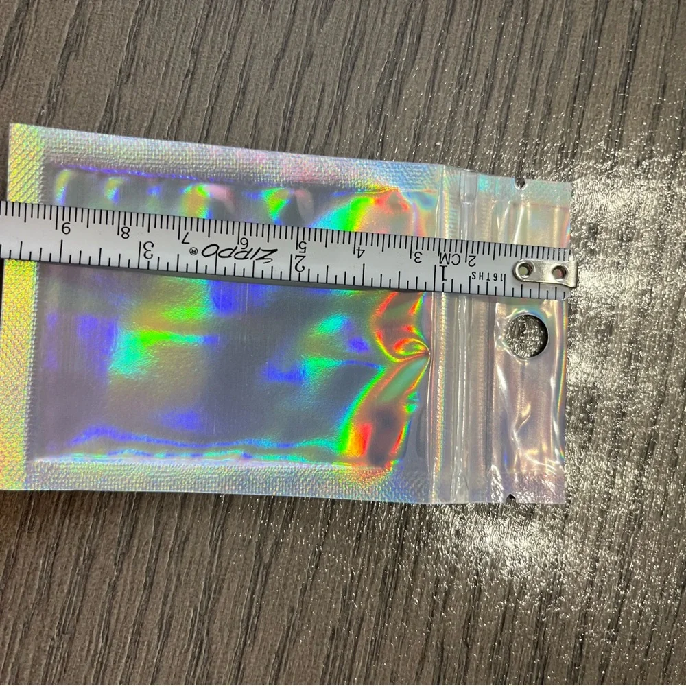 Holographic Re-Sealable Bags 2-1/2x4” 20ct~NEW~W/20ct Free Thank you stickers